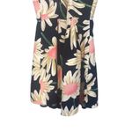 Day & Night  Navy Blue Floral Sleeveless Cocktail Mini Dress Women Sz M Photo 5