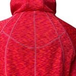 Athleta Orange Pink Space Dye Full Zip Hooded Sweatshirt Jacket, Sz M Red Size M Photo 6