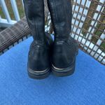 Frye  Black Leather Tall Faux Fur Lined Boots Size 10 Photo 2