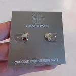Gianni Bini 24k Gold Heart Earrings Photo 0