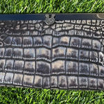 Patricia Nash  Cauchy Metallic Silver Croc Embossed Wallet RFID Photo 0