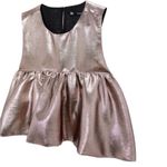 ZARA Gold Crop Top(Size Medium) Photo 2