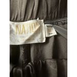 Nation Ltd Wms Sz M Satin Elastic Waist Drawstring Mid-Rise Tapered Pants Brown Photo 8