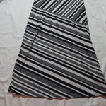 Joe B  Black And White Striped Maxi skirt NWT Photo 2