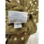 Garnet Hill  Ikat Jumpsuit Size M Olive Tencel Cropped Wide Leg Kimono‎ Sleeve Photo 8