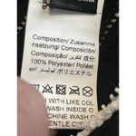 SheIn  Skirt Women's Size 2XL Mini Black White Striped Fringe Knit Side Zip NEW Photo 5