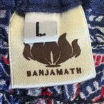 Banjamth Blue Peacock Lightweight Soft Gypsy Festival Abstract Bohemian Women’s Size M Photo 11