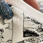 Disney  Mickey Minnie Mouse Black/White Comics Print Cropped Tee T Shirt Size M Photo 6