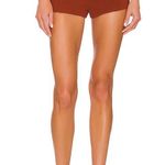 Camila Coelho  Hartleen high waisted shorts in dark brick rust size S small Photo 0