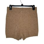 ZARA Womens Shorts Cable Knitted High Waist Elastic Waistband Cut-Off Medium NWT Photo 6
