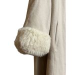Cream Wool Blend Plus Coat Faux Fur Romantic Soft Feminine Holiday Almost famous Size 24W Photo 11