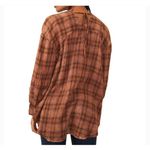 Free People One Of the boys oversized plaid button-down shirt Photo 2