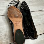 Black Lace Up Leg Wrap Gladiator Leather Ballet Flats Woven Handmade Basketweave Size 9 Photo 8