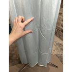 Nightgown Blue Lace satin long v neck Size L Photo 6