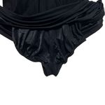 Longitude  Womens Black Floral‎ Swimdress 22W One Piece Swimsuit Full Coverage Photo 4