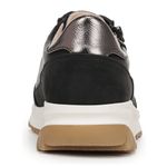 Naturalizer Women's Jace Lace-Up Sneakers- Size 7- Black/Pewter Photo 2