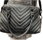 Darcy Marks Women's Black Quilted Crossbody Handbag Purse SKU 1453 Photo 0