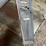 LF  The Brand Women’s Y2K Light Wash Ripped Logo Jeans Size 25 Photo 5