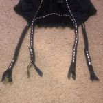 Adore Me  Floral Lace‎ Polka Dot Mesh Satin Corset Bustier Black Pink Ribbon 34B Photo 4