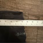 Adidas  Leggings Women Large Black White Spellout Logo Stretch Workout Running Photo 2