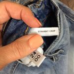Loft Ann Taylor Straight Cropped Light Wash Jeans Photo 3