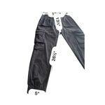 Refuge  Women Black Cargo Jogger Pant Size M Photo 3