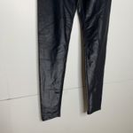 Carbon 38 Glossy High Rise Full-Length Legging Black Womens Small Photo 3