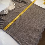 Andree by Unit blouse lace skirted & lace backing long sleeve pullover Sz large Photo 5