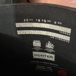 Hunter  black tall rain boots size 37 US 6 Photo 8