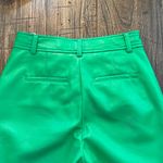 Babaton Aritzia  Command Cropped Vegan Leather Pant Size 4 In Gloss Green Photo 6