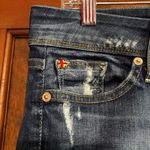 Hudson  Ginny Crop Straight Cuff Denim Jeans Women's Size 29 Festival Casual Photo 4