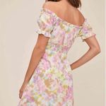 ASTR NWT  Tie Dye Off The Shoulder Dress Photo 1