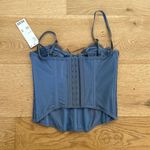 Urban Outfitters - Modern Love Corset Top in Blue Photo 2