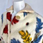 VTG Charm Sport Co Womans Jacket Size M Fall Leaves Autumn Pearl Buttons Retro Yellow Size M Photo 1