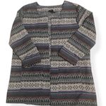 Bobeau Women’s Bohemian Blazer Geometric Pattern Size Medium NWOT Photo 0