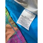 Nike Pro Hypercool Frequency Tank Medium Rainbow Blue Mesh Run Top Workout Photo 4