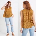 Madewell mustard floral tank top size XS Photo 1