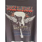 No Comment  Rock and Roll Graphic Tee Wild‎ Sounds Short Sleeve Top Size S Photo 1