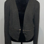 Philosophy Dark grey open short styled jacket  brand medium fit Photo 0