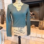 Francesca's Collections Teal Crop Top Green Size XS Photo 4