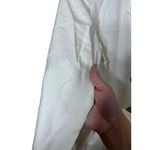 Vintage NWT Carole Little Petites White Linen Blend Belted Jacket Size 2‎ Photo 4