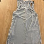 Nike  Light  Blue Ribbed Workout Tank Top XS Xtra Small Dri Fit  Racer Back GUC Photo 2