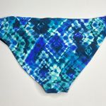 California Waves Blue Into The Deep Strappy Hipster Bikini Bottoms. Size XL Photo 2