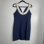 Lilly Pulitzer  Valli Shift Dress Size 6 Navy Blue Metallic Nautical Preppy Beach Photo 6