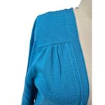 Juicy Couture  Poly/Wool Teal Cardigan Balloon Sleeves Sz XL Photo 4