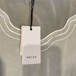 Reiss  sheer blouse with scalloped trim Photo 2