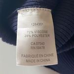 House of Harlow  1960 Blue Ribbed Slit Pencil Skirt Photo 3