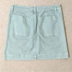 Madewell  Denim Emmett Mint Sage Skirt, size 26 Photo 4