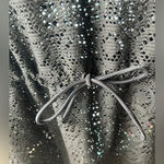 Islander swimsuit coverup black lace mini length drawstring size medium Photo 3