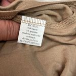 NWT 24seven Comfort Apparel Tan High Low Long Sleeve Round Neck Dress Size Small Photo 8